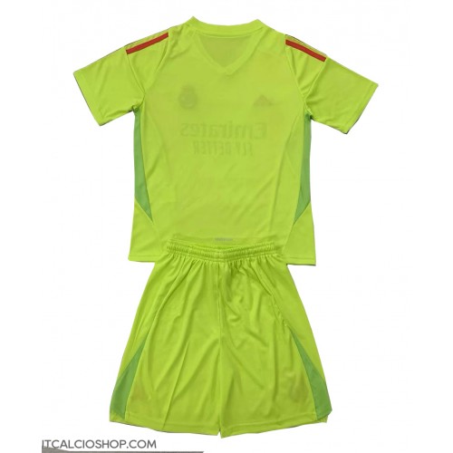 Real Madrid Portiere Terza Maglia Bambino 2024-25 Manica Corta (+ Pantaloni corti)